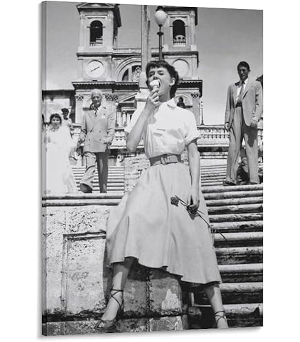 週末限定値引き【希少・B2映画ポスター】ローマの休日　劇場公開版 Amazon.co.jp: 【大判】映画ポスター 日本版 ローマの休日 (68.5